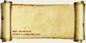 Antonije Trnjaković vizit kartica